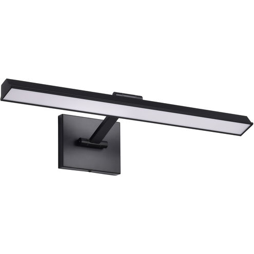 Hazel LED 24 inch Black Vanity Wall Light