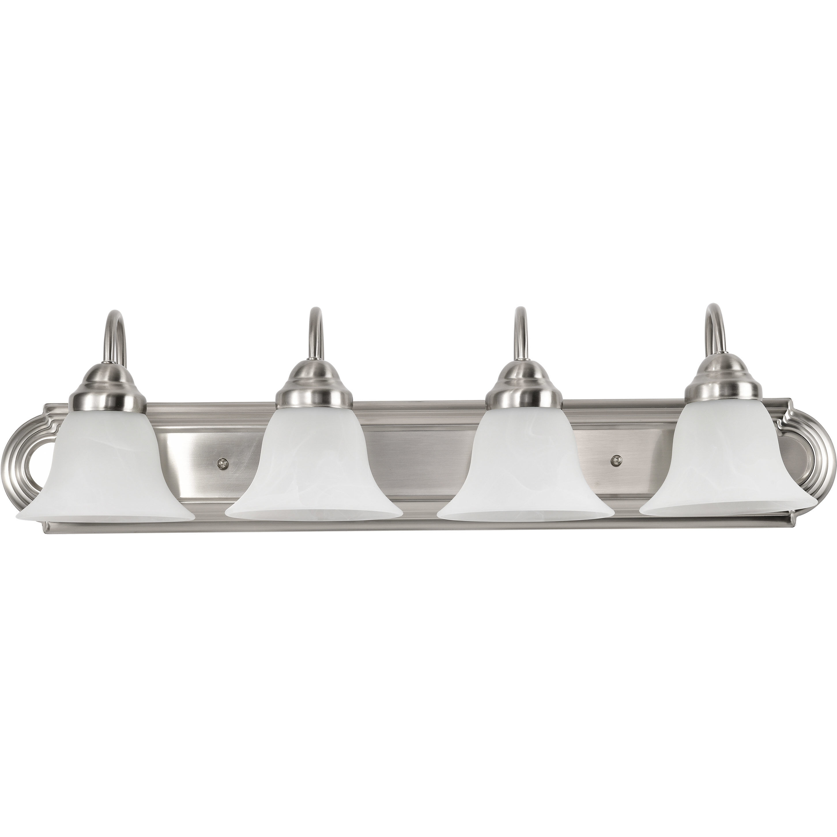 Ballerina 4 Light 30 inch Brushed Nickel Vanity Light Wall Light