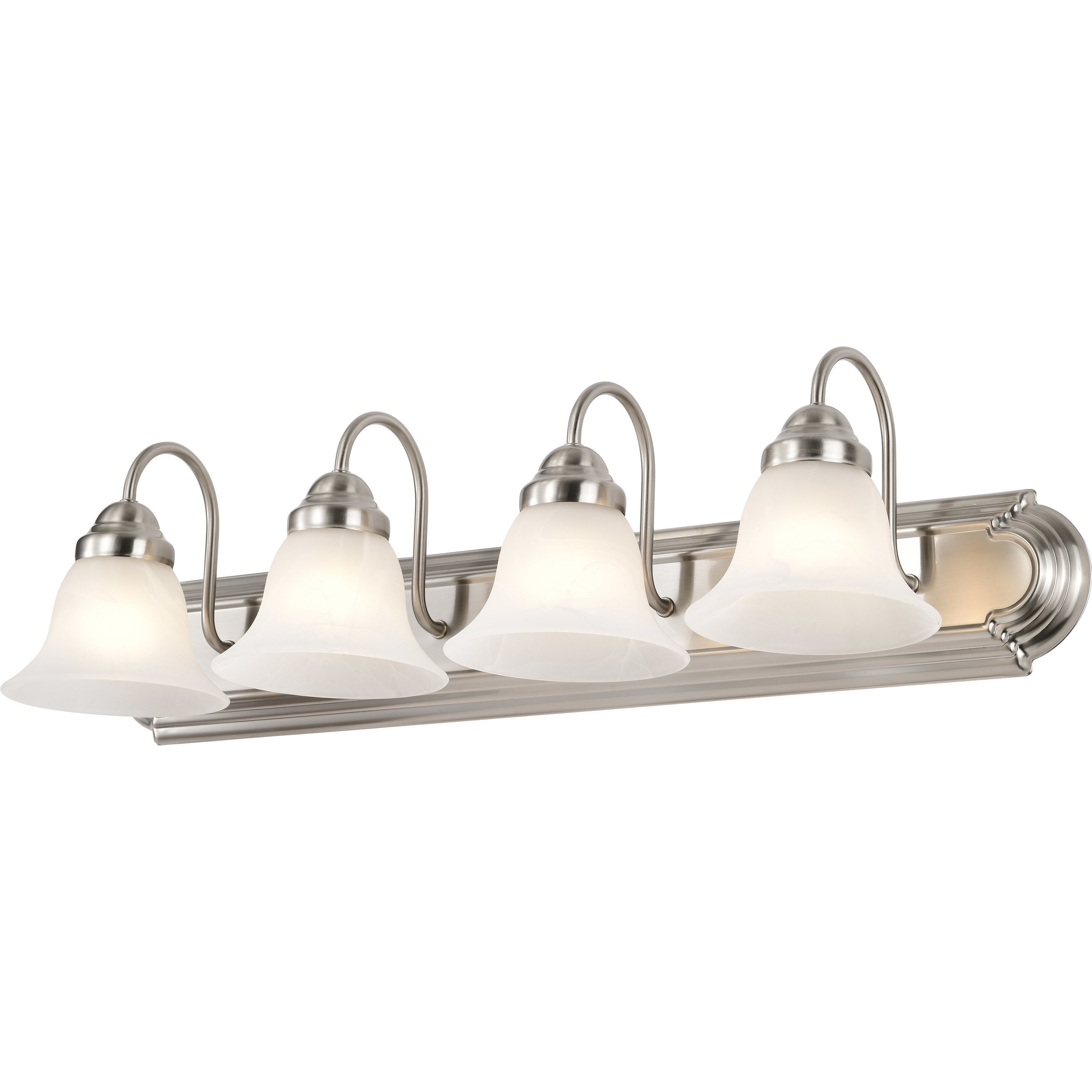 Ballerina 4 Light 30 inch Brushed Nickel Vanity Light Wall Light