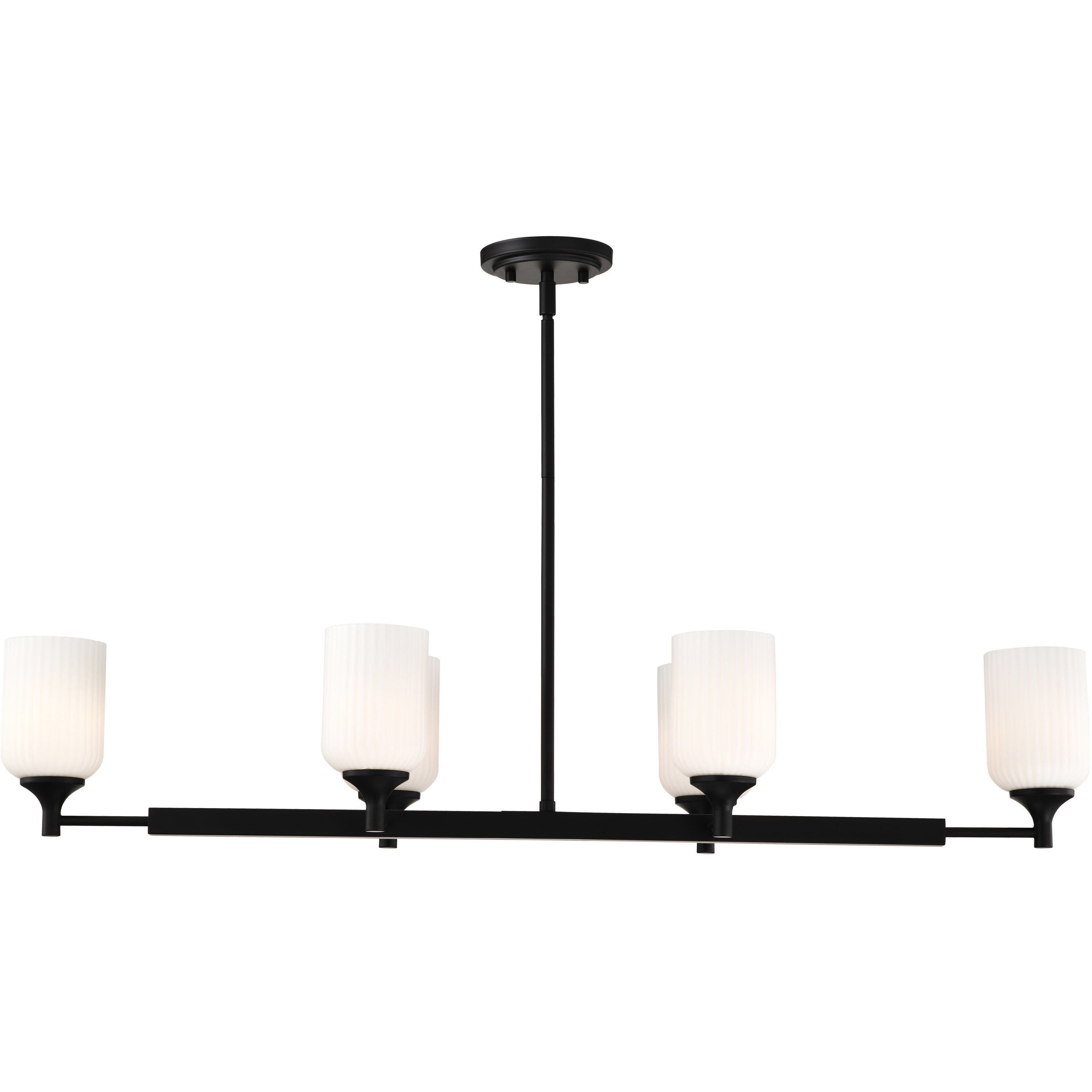 Solara 12 inch Matte Black Pendant Ceiling Light