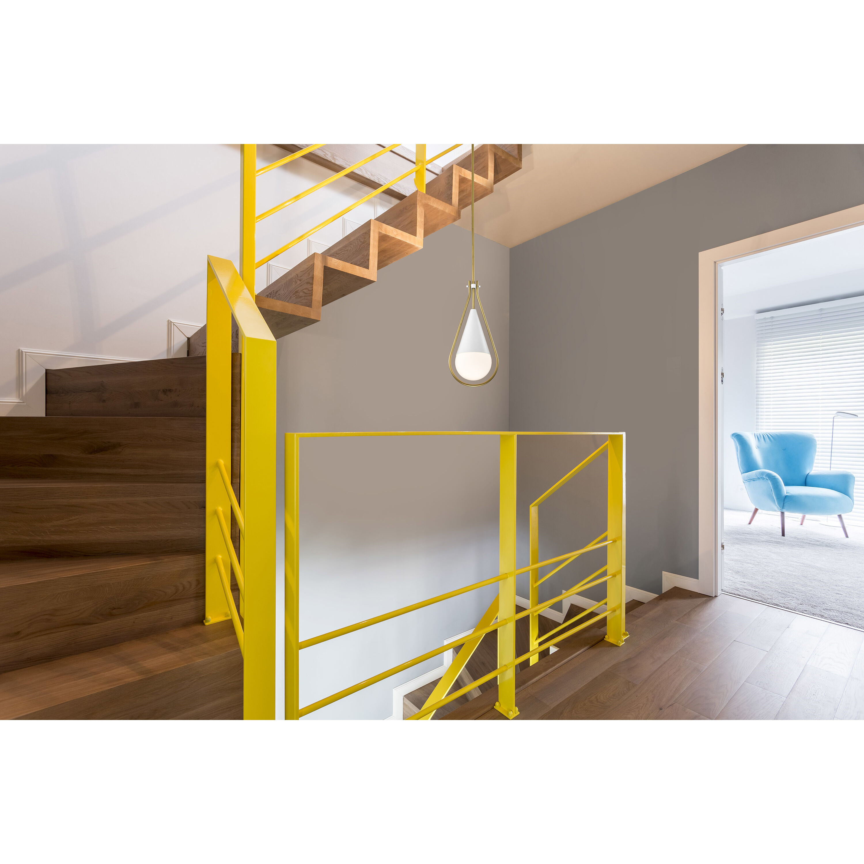 Admiral 1 Light 10 inch Matte White Pendant Ceiling Light