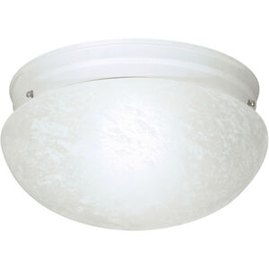 Brentwood 2 Light 12 inch Textured White Flush Mount Ceiling Light