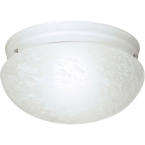 Brentwood 2 Light 12 inch Textured White Flush Mount Ceiling Light