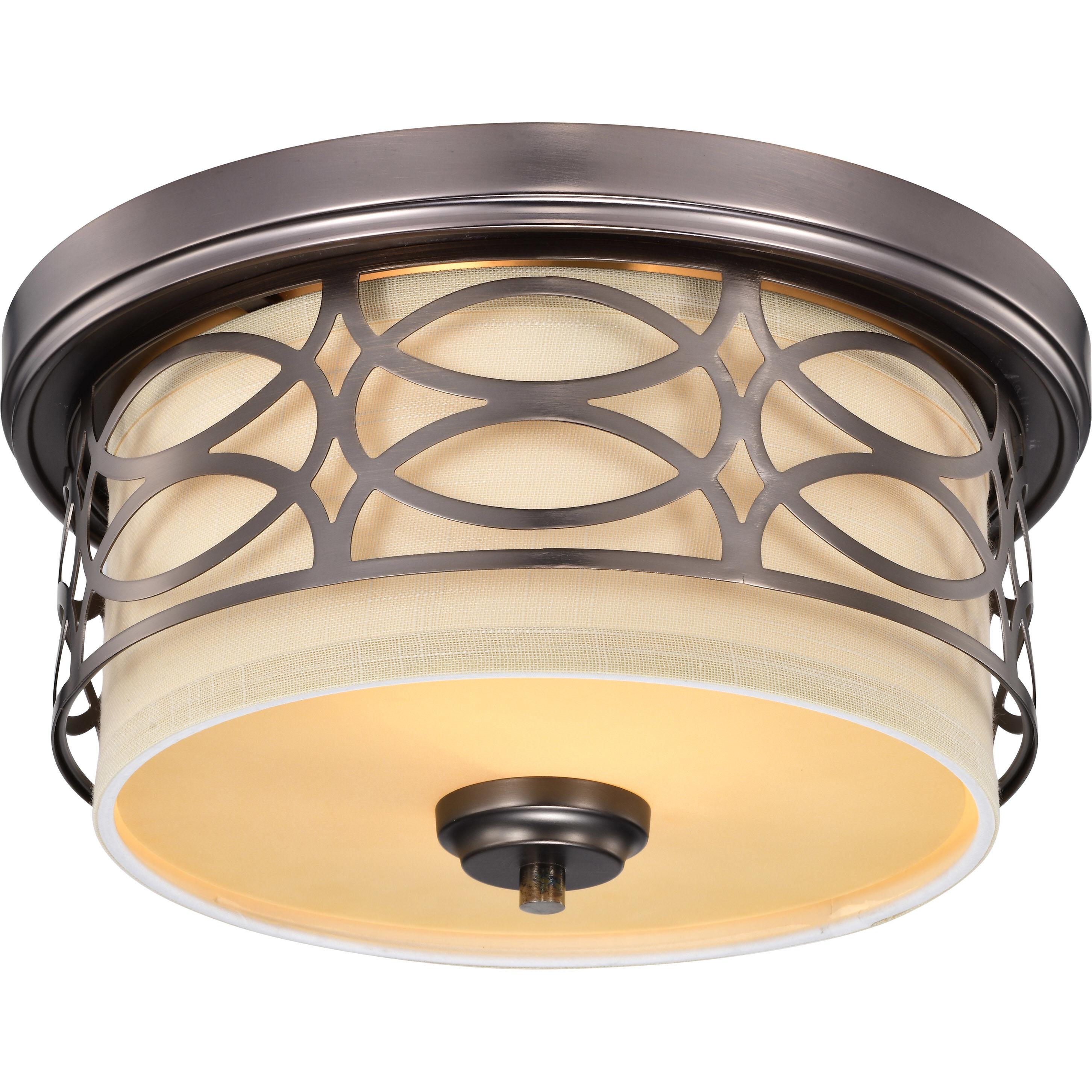 Bronze flush mount store ceiling light