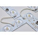 Selene LED 16.61 inch White Flush Mount Ceiling Light