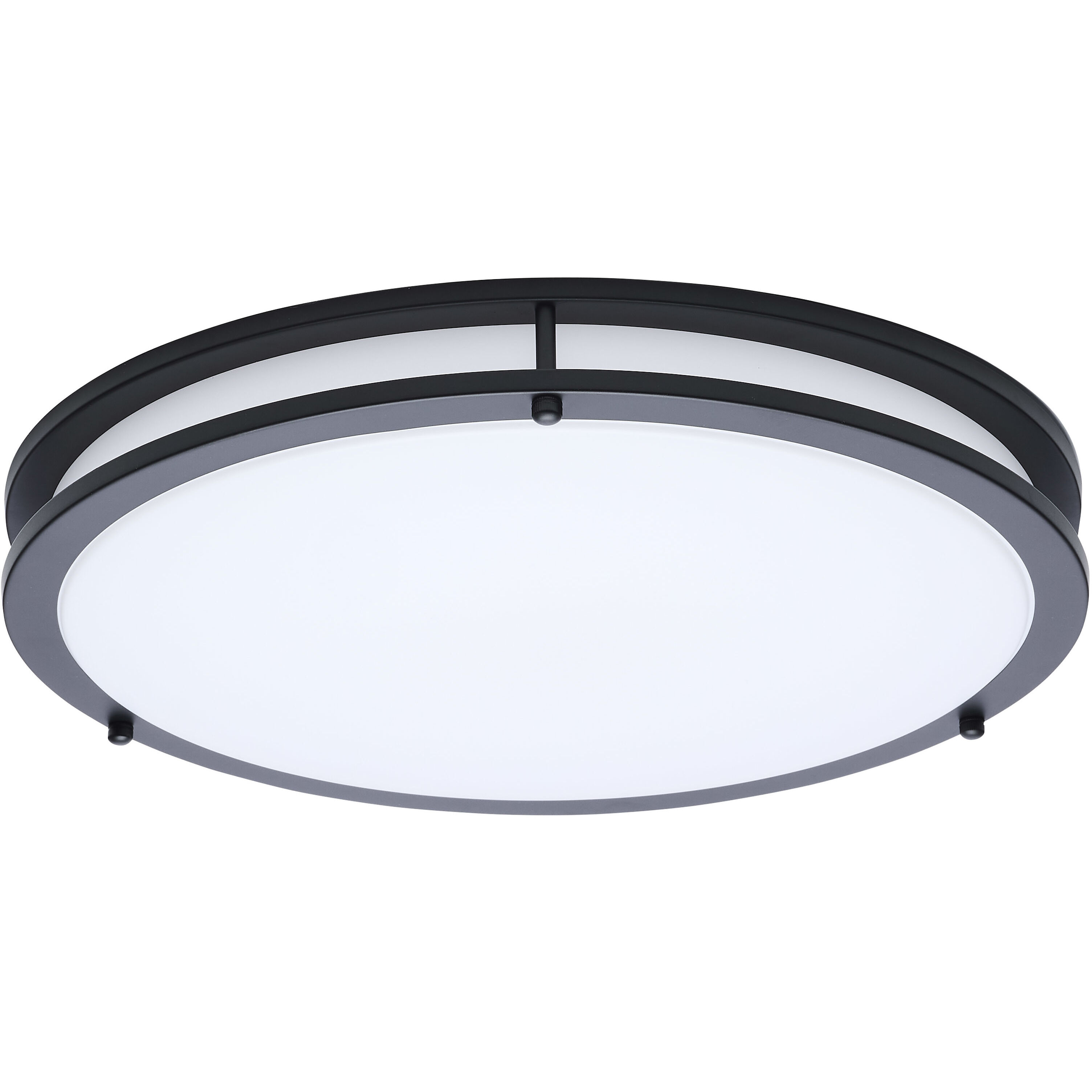 Glamour LED 16.93 inch Black Flush Mount Ceiling Light