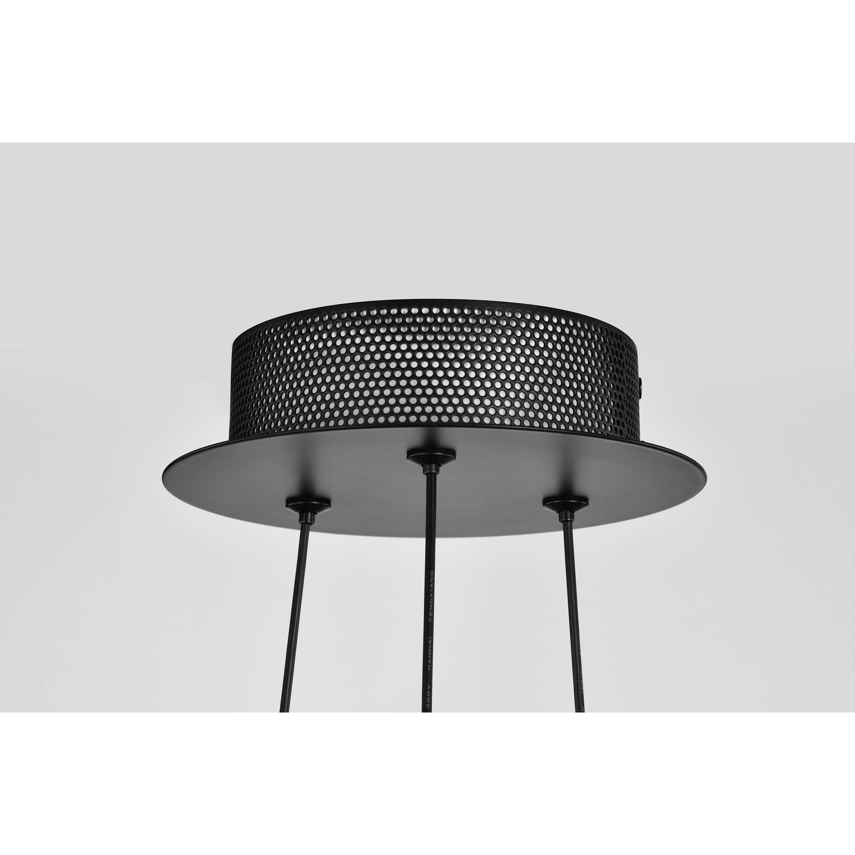 Geneva LED 17.75 inch Matte Black Pendant Ceiling Light
