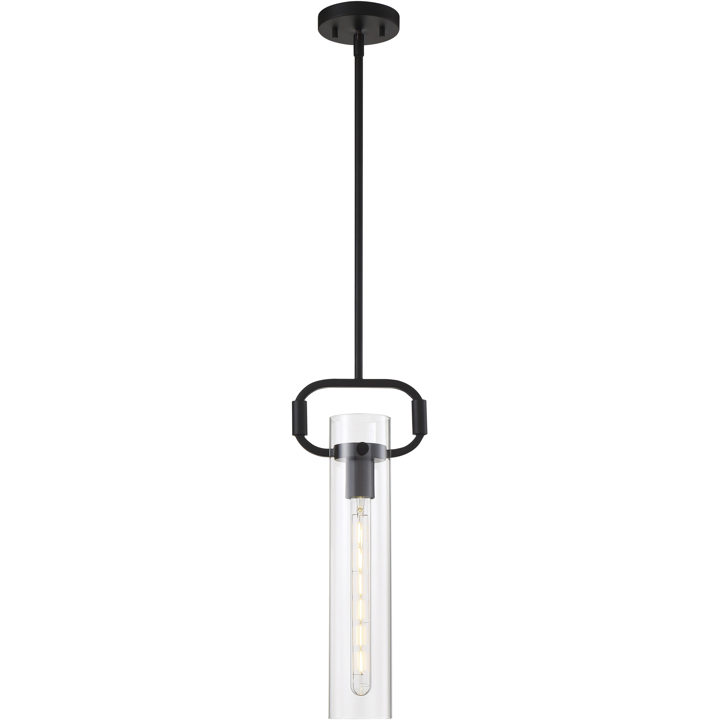 Teresa 1 Light 4.75 inch Matte Black Pendant Ceiling Light