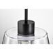 Aura LED 12 inch Matte Black Pendant Ceiling Light
