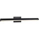 Mila LED 35.8 inch Black Vanity Wall Light