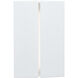 Peak LED 5.75 inch Matte White Vanity Light Wall Light