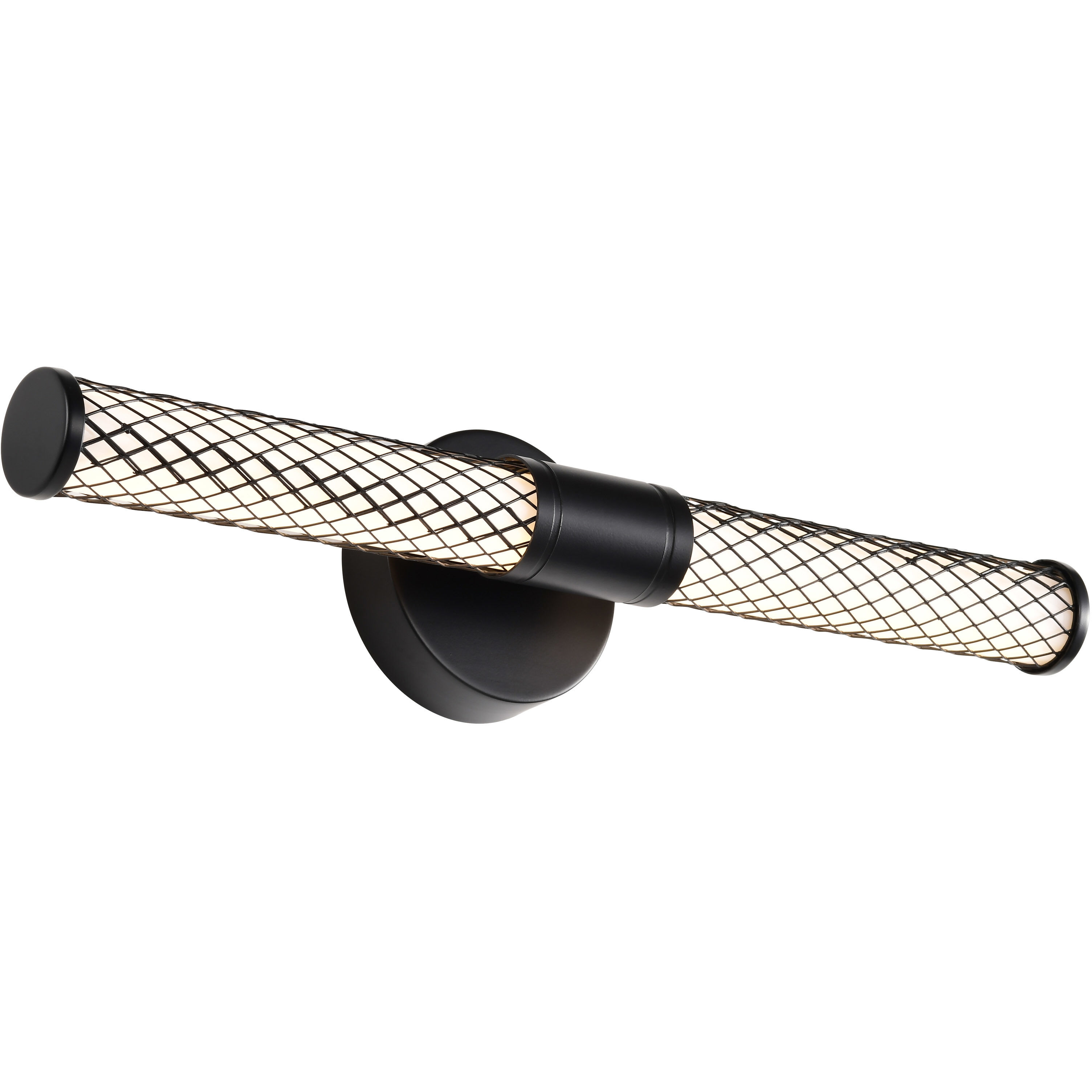 Kingsport LED 20.5 inch Matte Black Vanity Light Wall Light