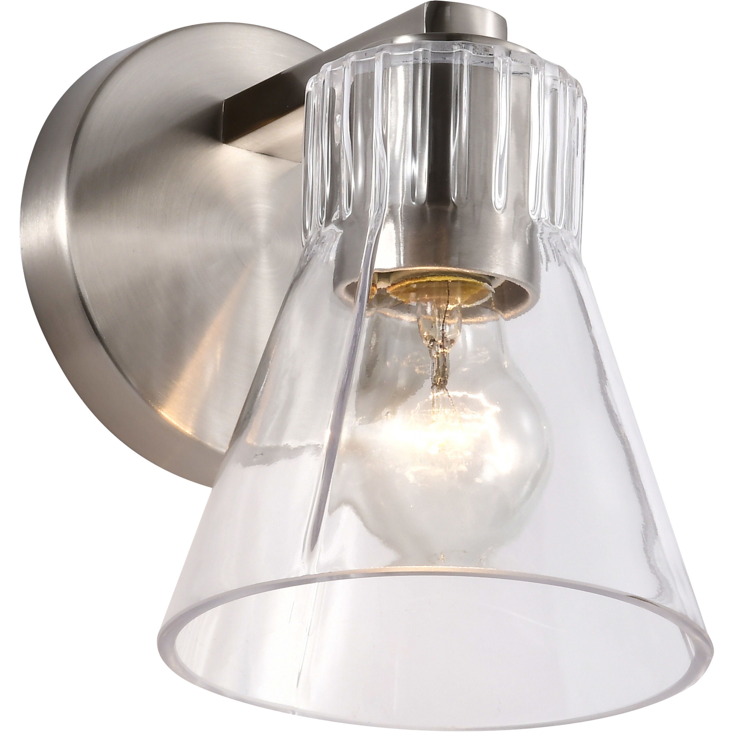 Gianna 5.5 inch Brushed Nickel Vanity Wall Light