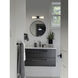 Roselle 2 Light 24 inch Matte Black Vanity Light Wall Light