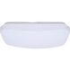 ColorQuick LED 13.39 inch White Flush Mount Ceiling Light