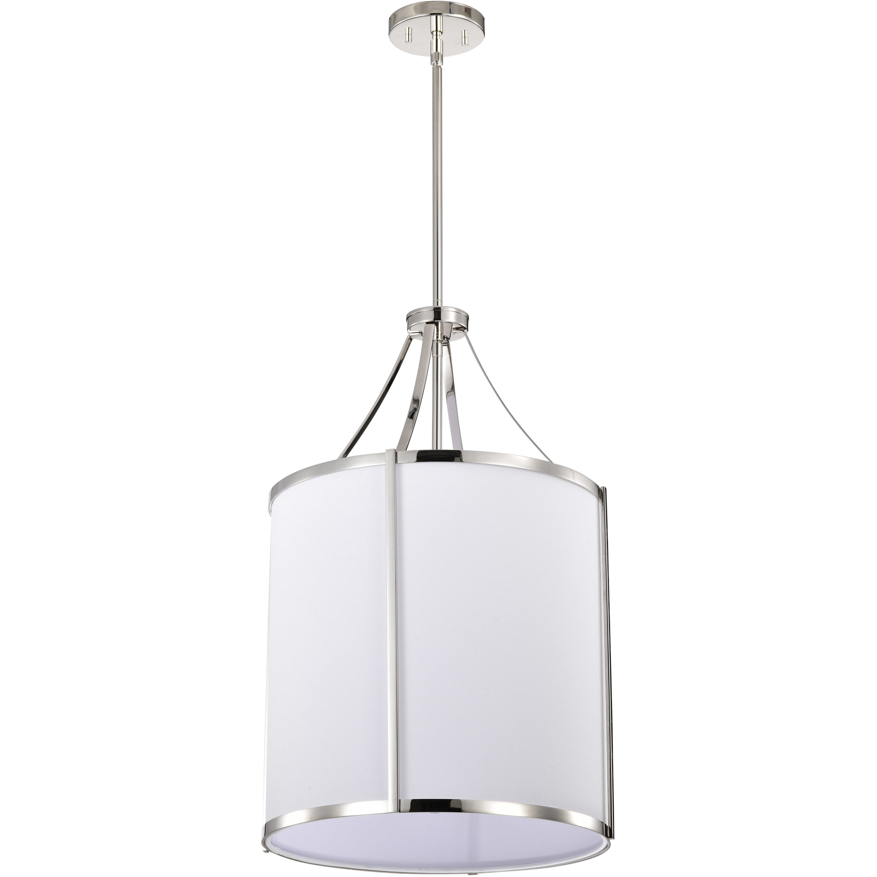 Easton 3 Light 16 inch Polished Nickel Pendant Ceiling Light