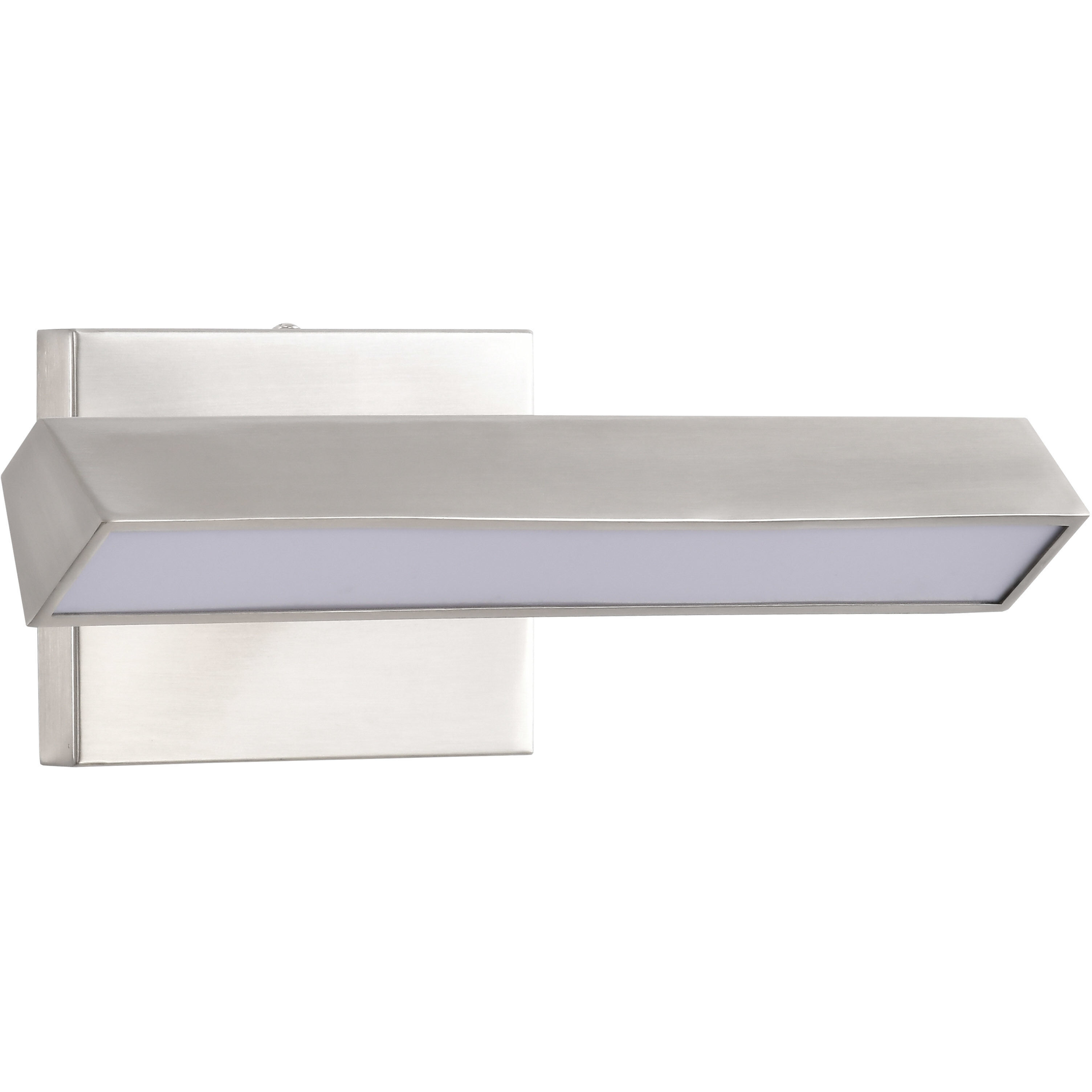 Mila LED 12.2 inch Brushed Nickel Vanity Wall Light