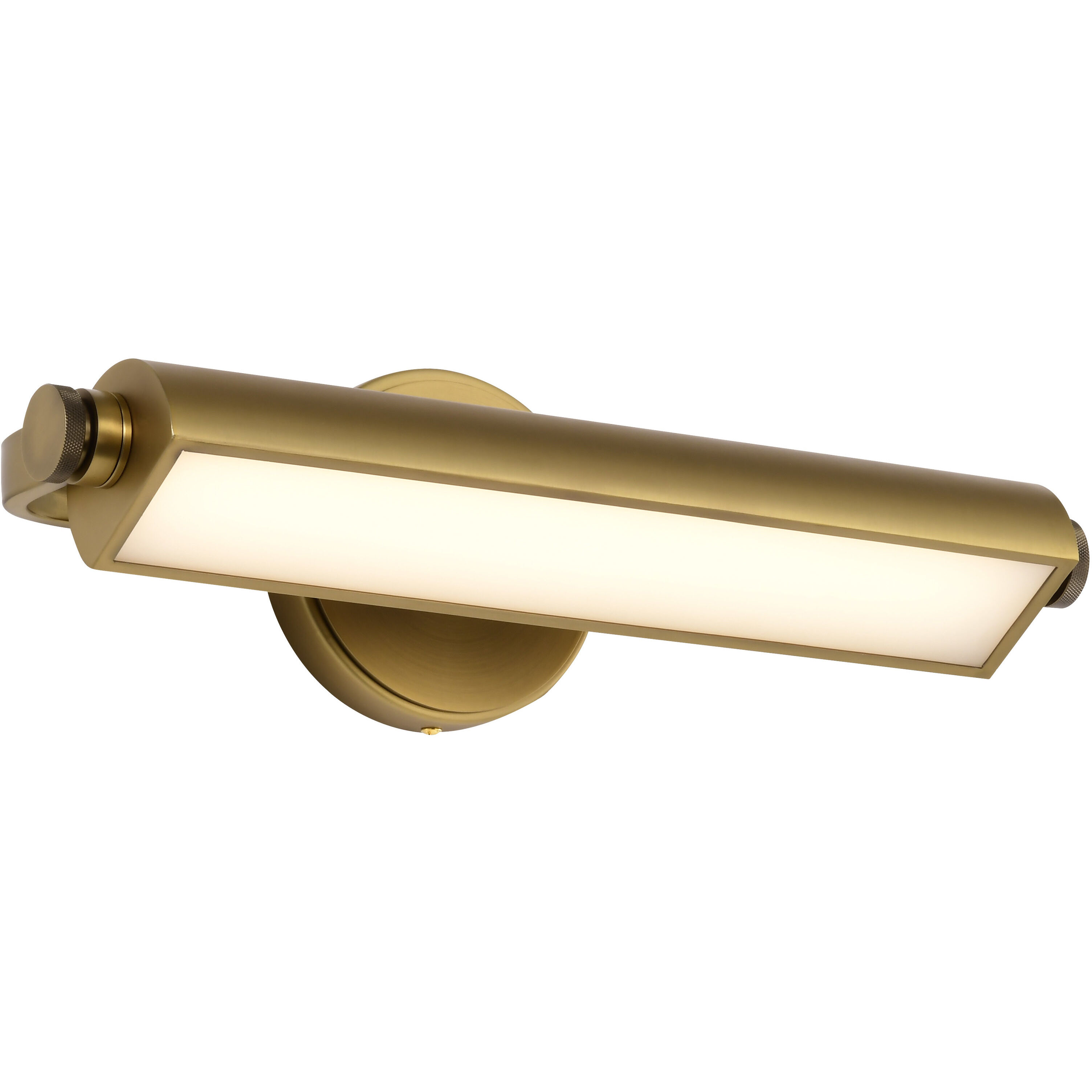 Auden LED 17.75 inch Vintage Brass Vanity Wall Light