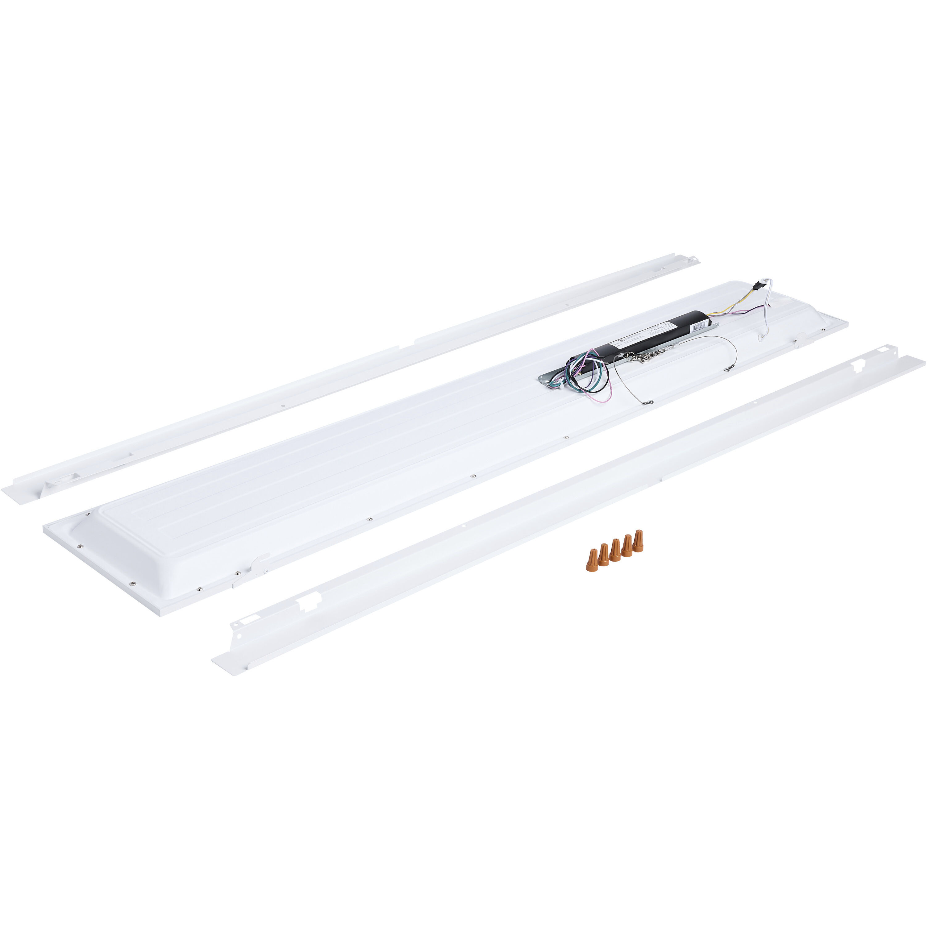 Brentwood LED 11.85 inch Matte White Flat Panel Ceiling Light, Backlit
