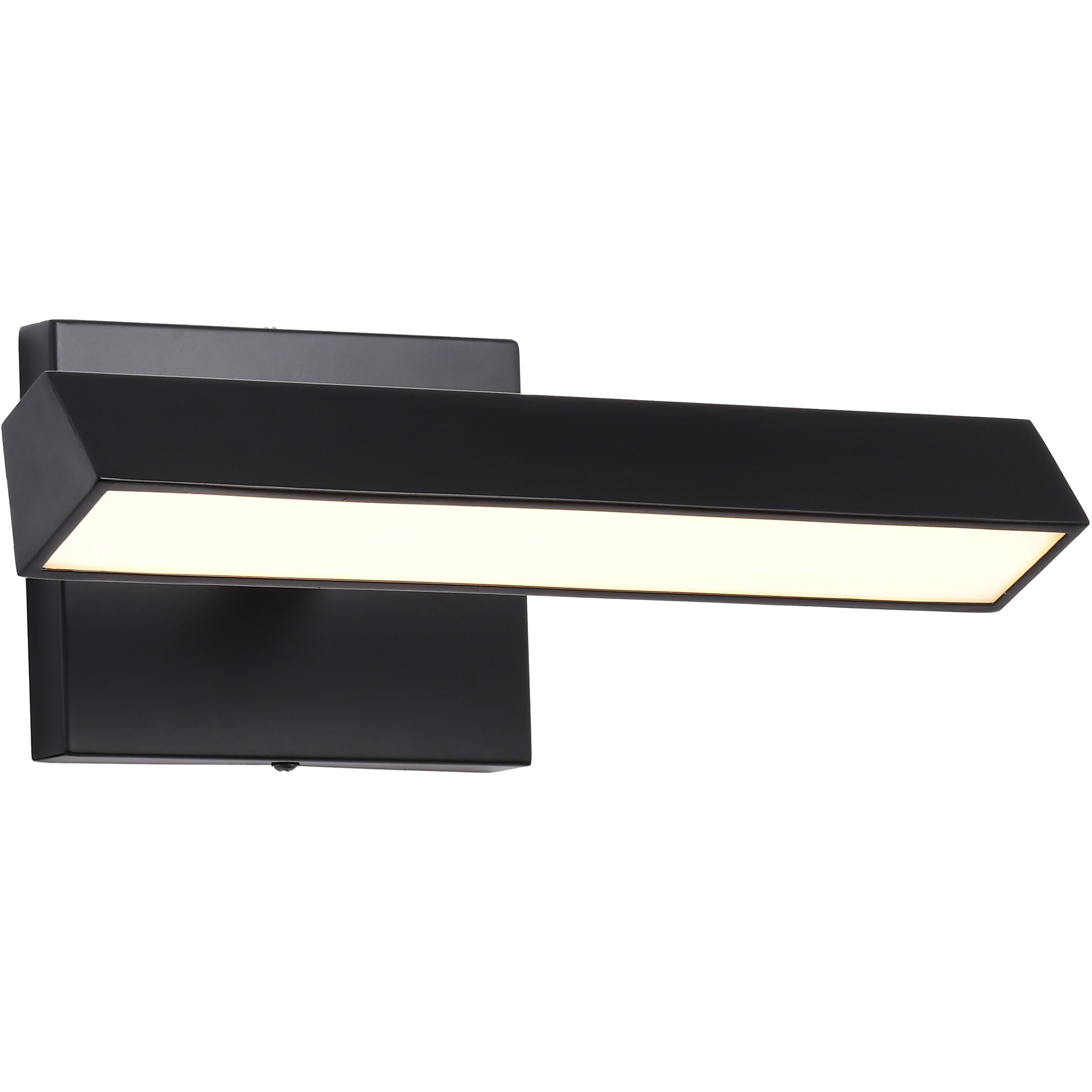 Mila LED 12.2 inch Black Vanity Wall Light