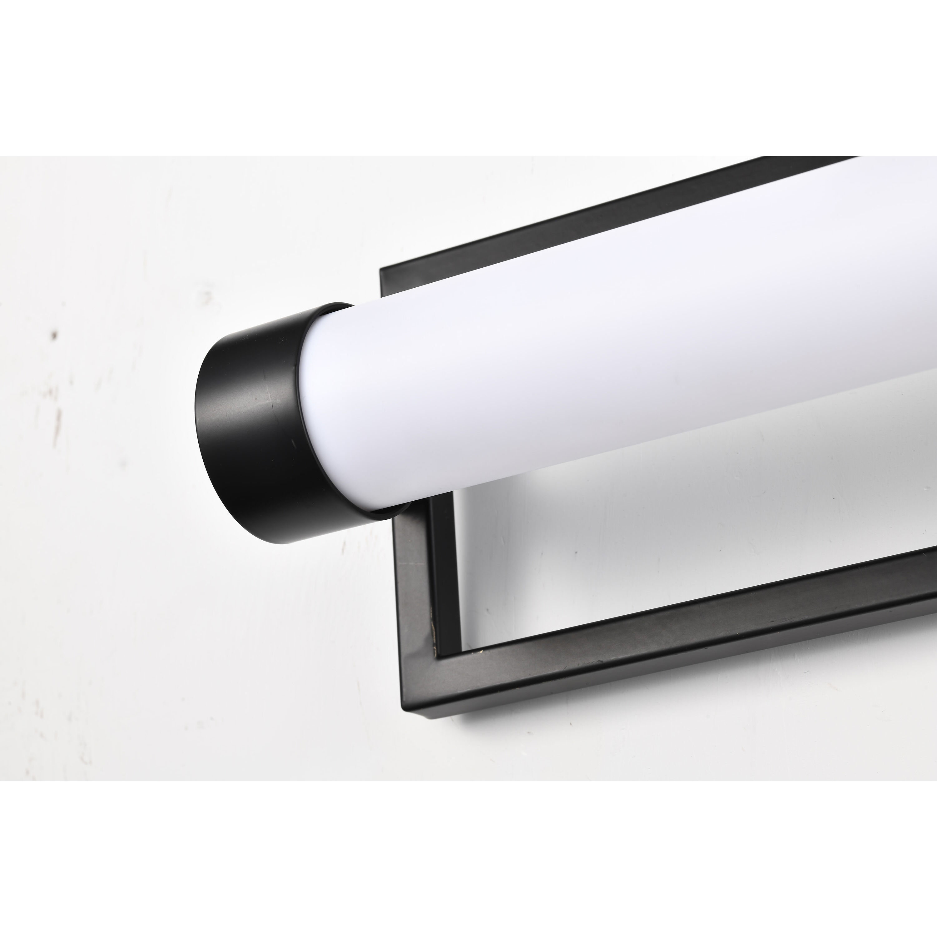 Canal LED 36 inch Matte Black Bath Vanity Light Wall Light