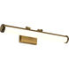 Cora LED 24.25 inch Vintage Brass Vanity Wall Light