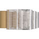 Kenzo LED 25 inch Polished Anodized Bronze Vanity Wall Light