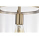 Yorktown 1 Light 10 inch Burnished Brass Pendant Ceiling Light