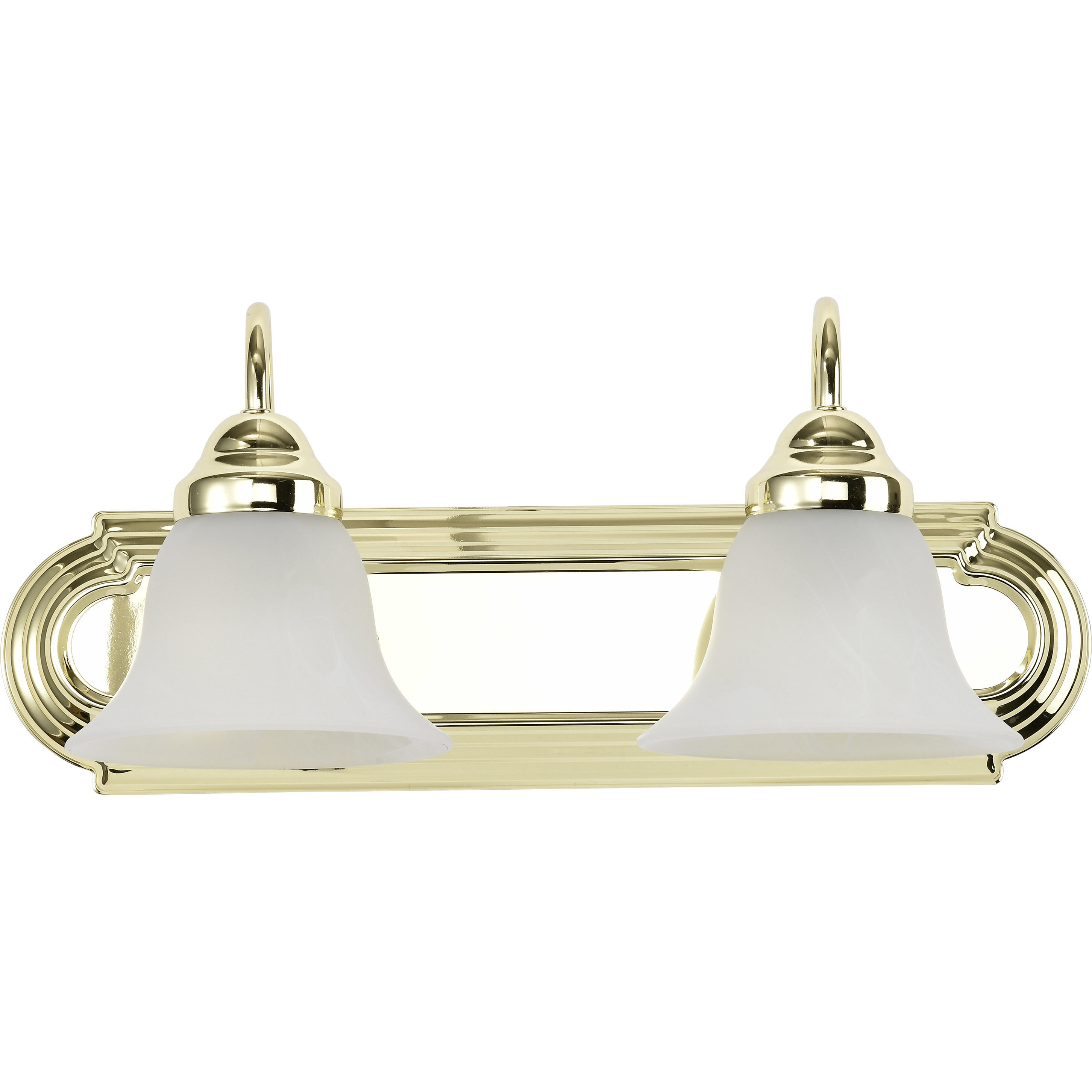 Ballerina 2 Light 18 inch Polished Brass Vanity Light Wall Light