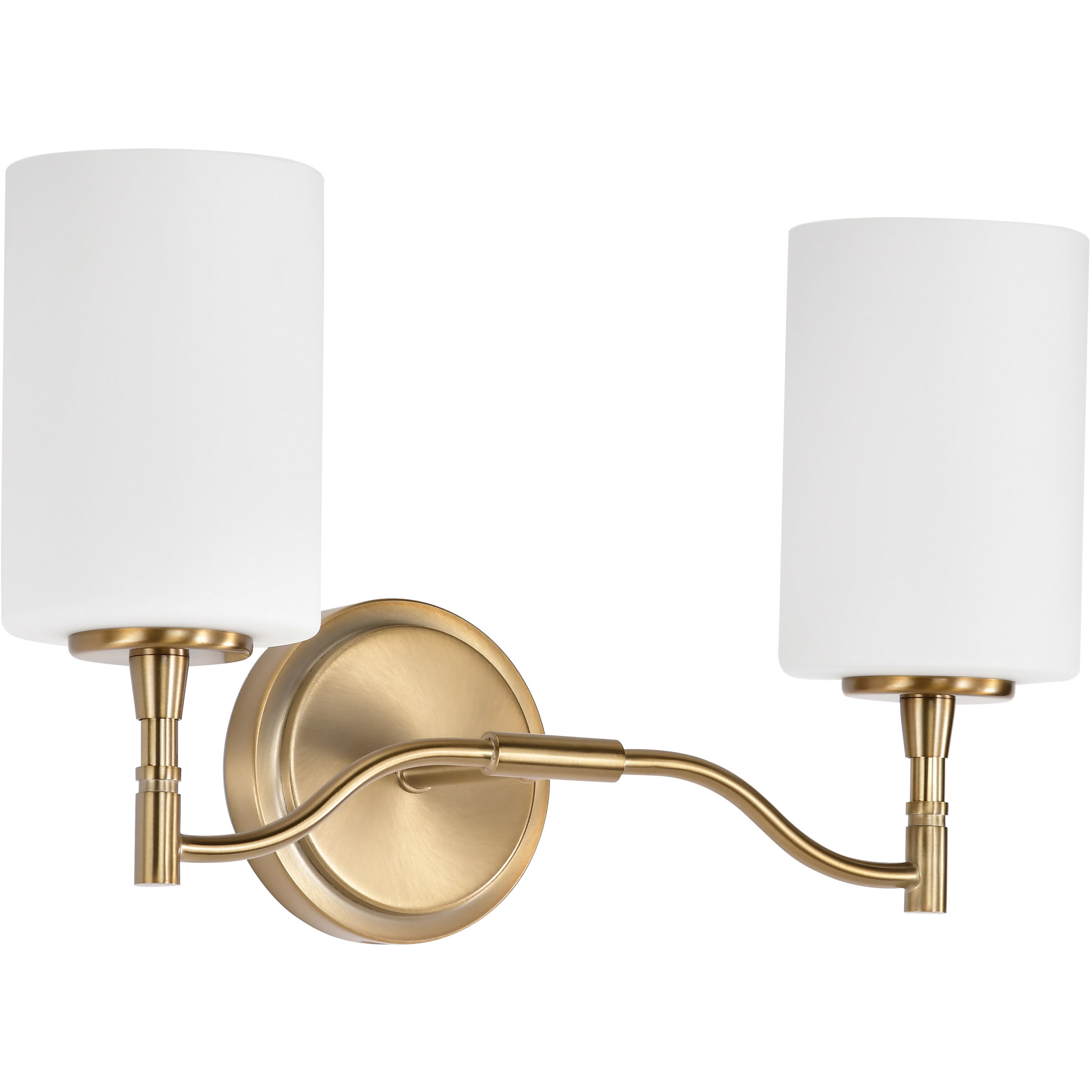 Liam 16 inch Burnished Brass Vanity Wall Light