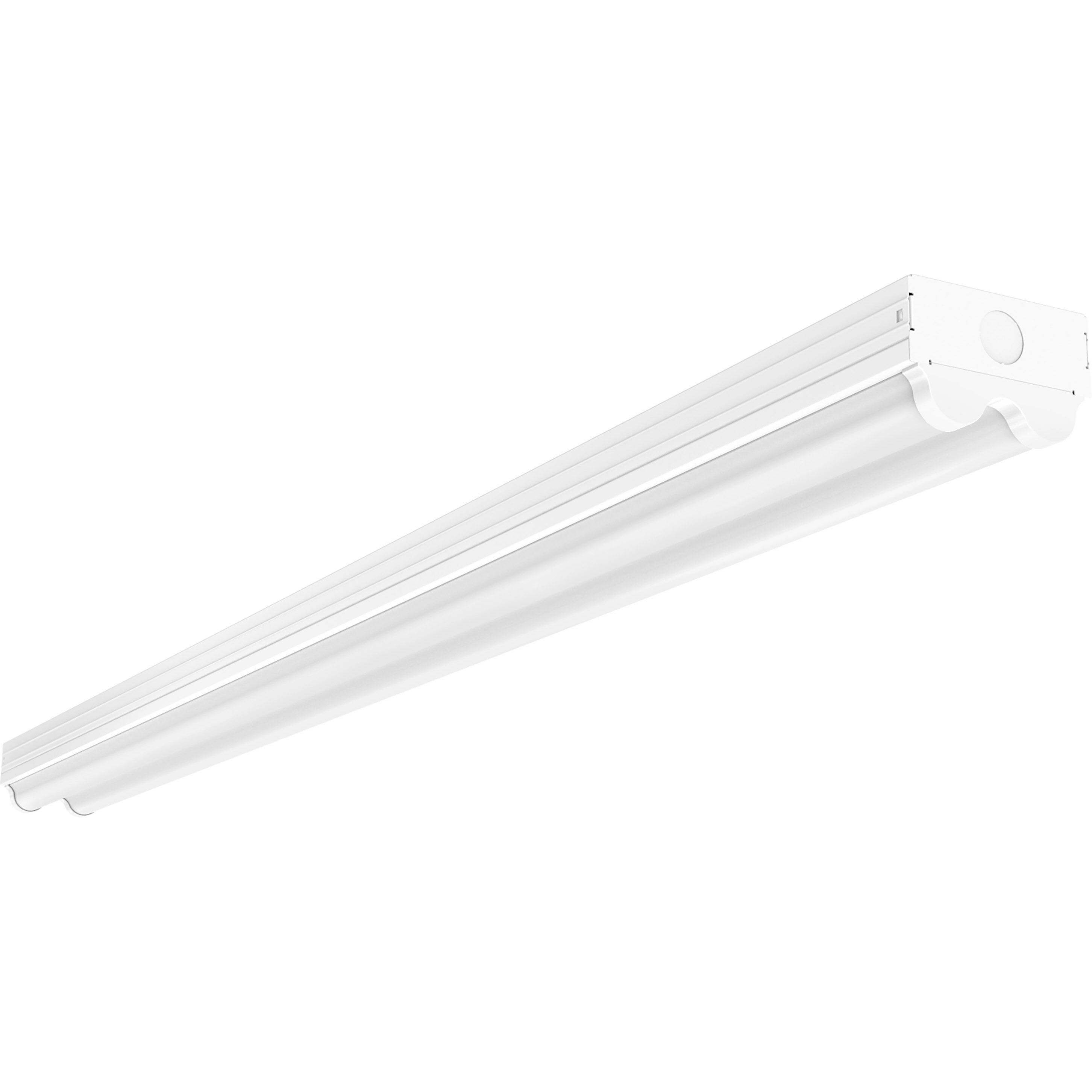 Brentwood LED White Linear Strip Ceiling Light, Strip Fixture