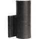Brentwood LED 8 inch Black Outdoor Wall Sconce, Large
