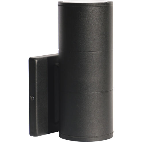 Brentwood LED 8 inch Black Outdoor Wall Sconce, Large