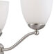 Patton 3 Light 21 inch Brushed Nickel Chandelier Ceiling Light