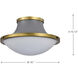 Lafayette 1 Light 18 inch Matte Gray Flush Mount Ceiling Light