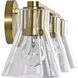Gianna 24 inch Vintage Brass Vanity Wall Light