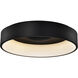 Orbit LED 23.5 inch Black Flush Mount Ceiling Light