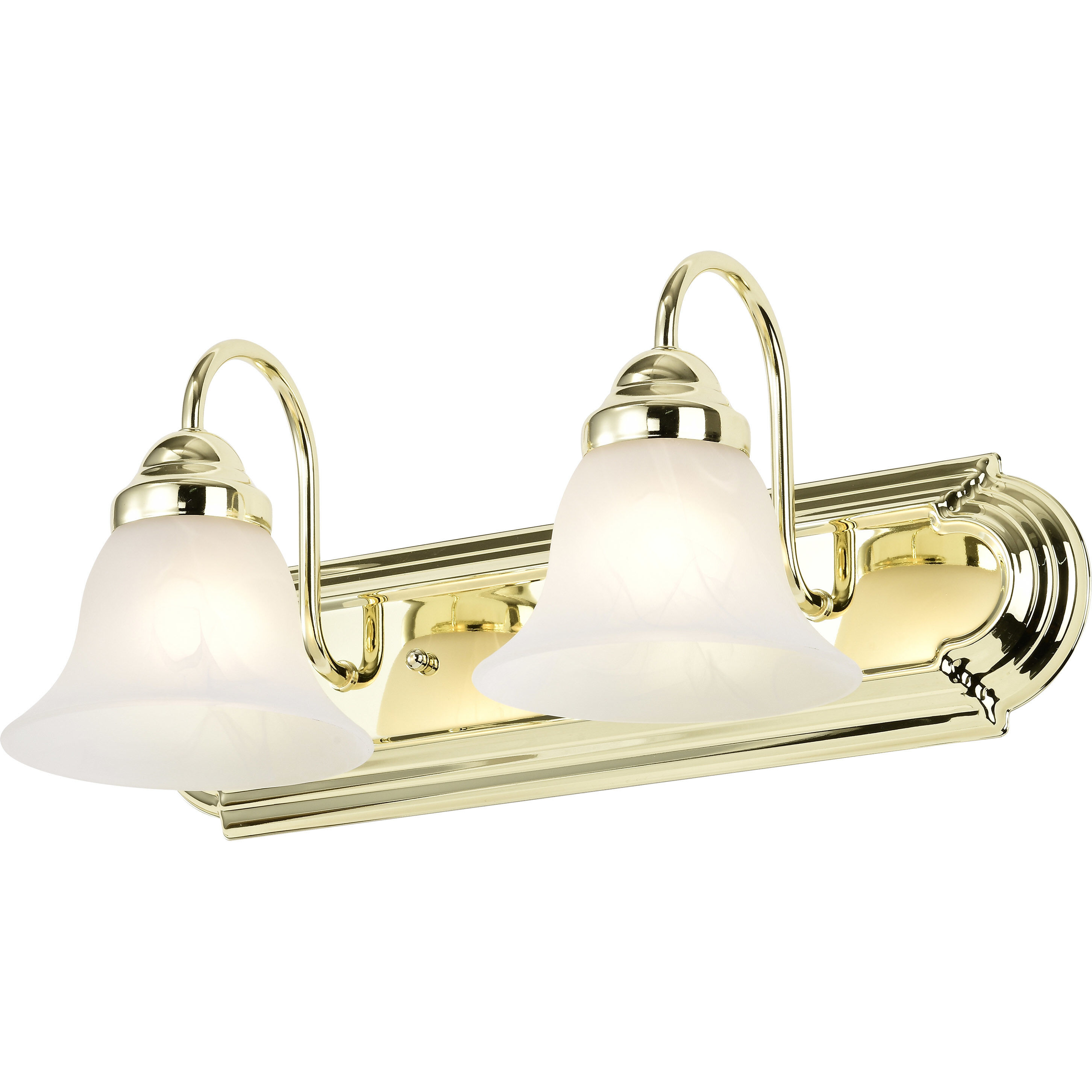 Ballerina 2 Light 18 inch Polished Brass Vanity Light Wall Light