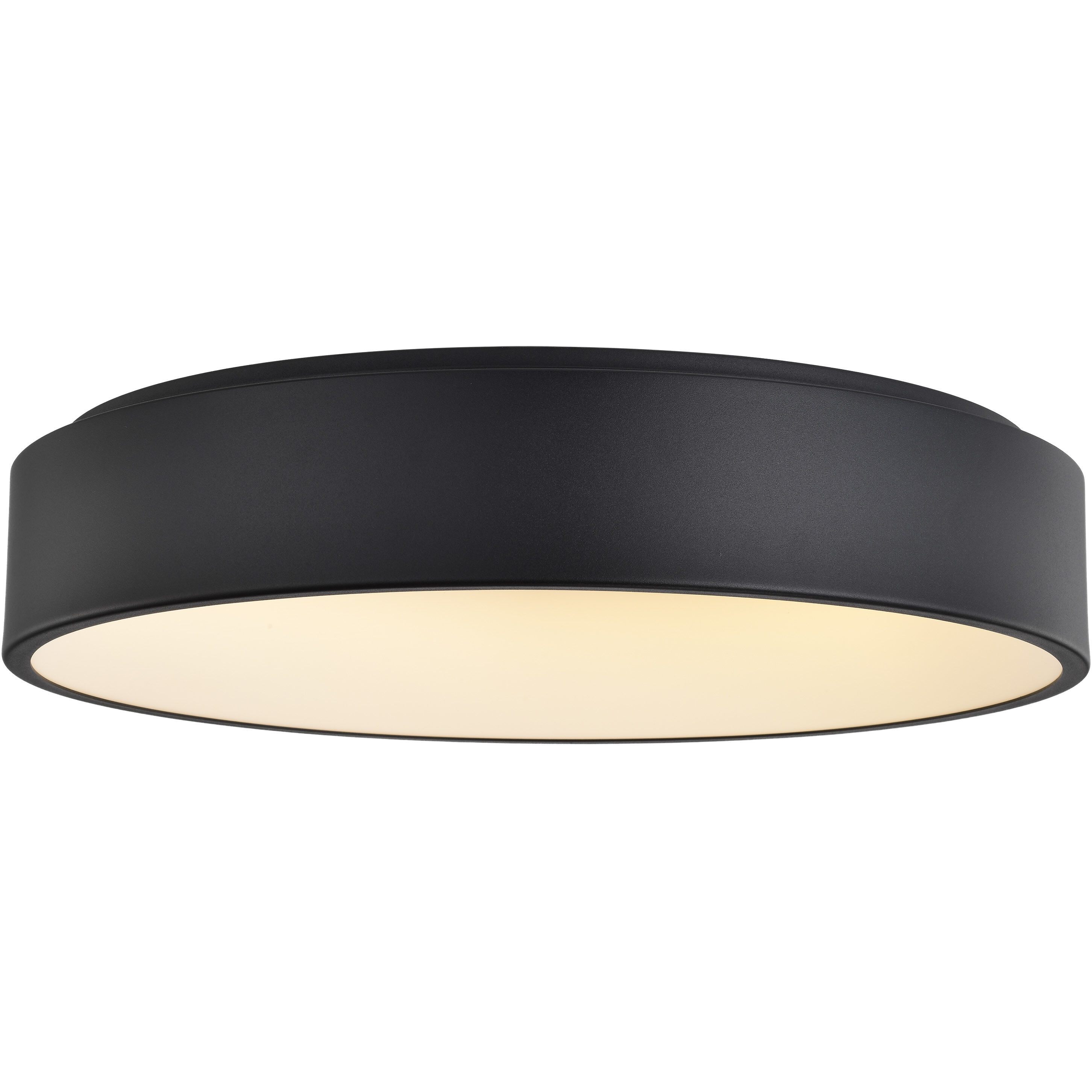 Orbit LED 23 inch Black Flush Mount Ceiling Light