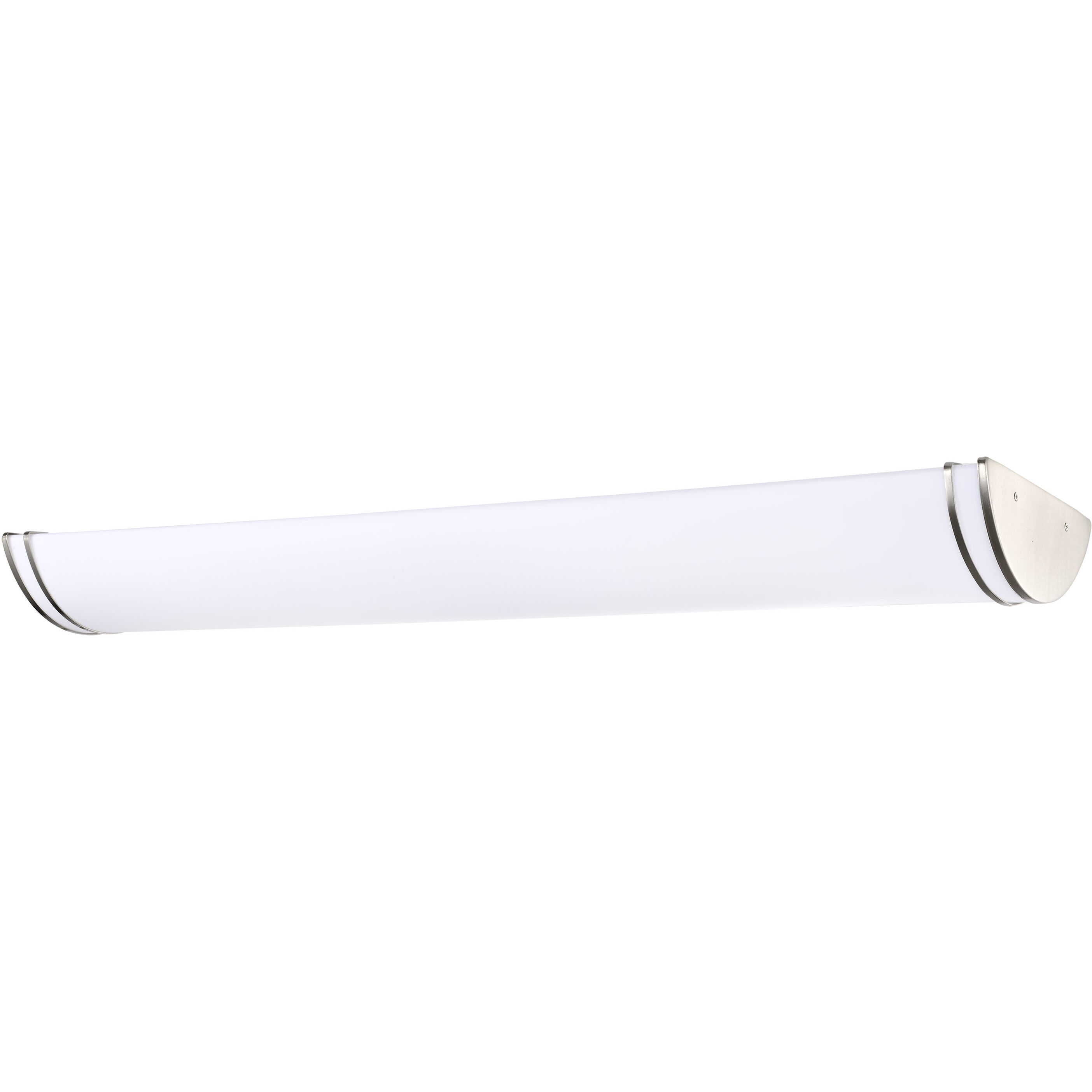 Glamour LED 12 inch Brushed Nickel Linear Flush Ceiling Light