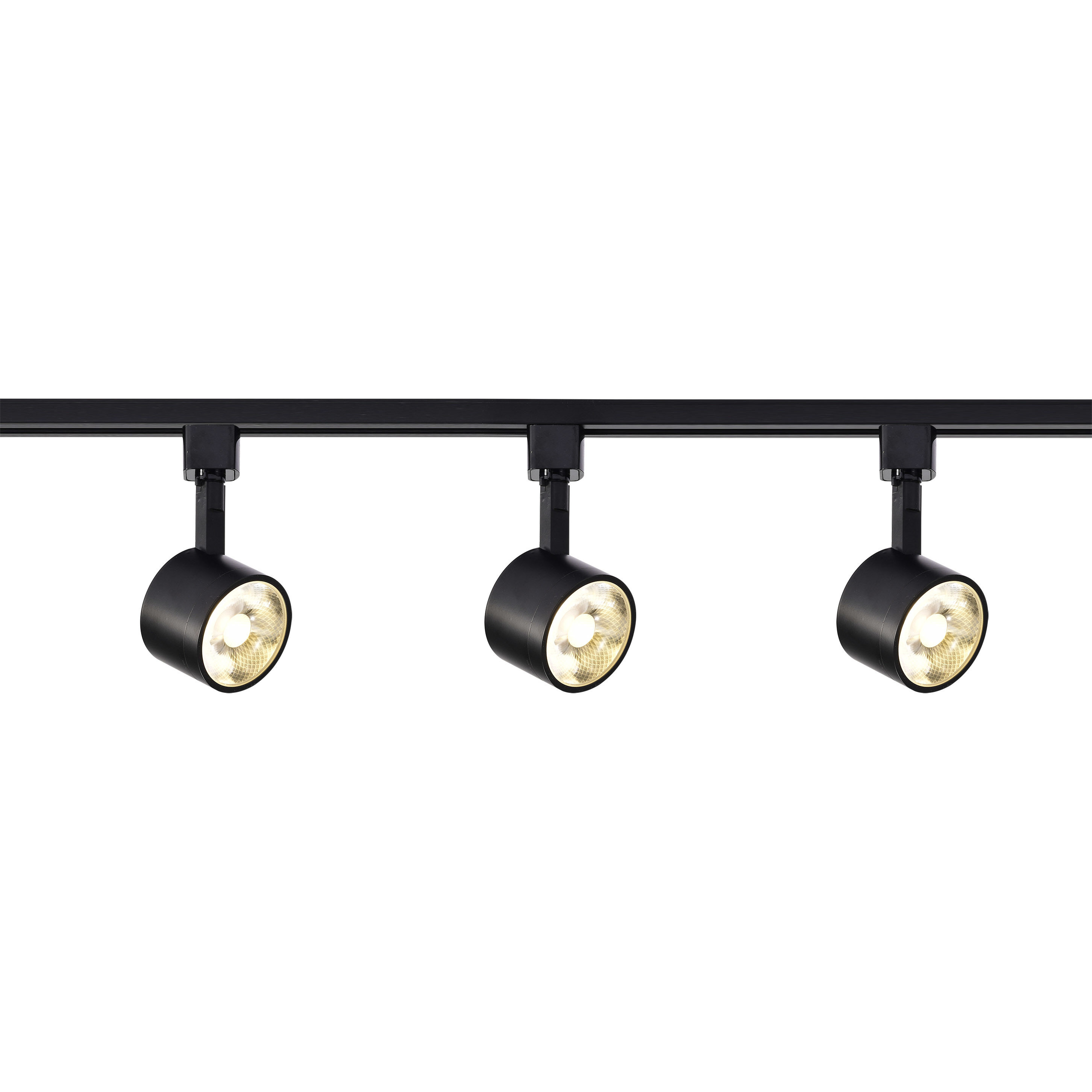 Brentwood 3 Light 120V Black Track Kit Ceiling Light