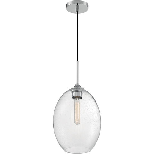Aria 1 Light 9.63 inch Polished Nickel Pendant Ceiling Light