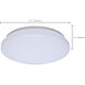 ColorQuick LED 11.02 inch White Flush Mount Ceiling Light