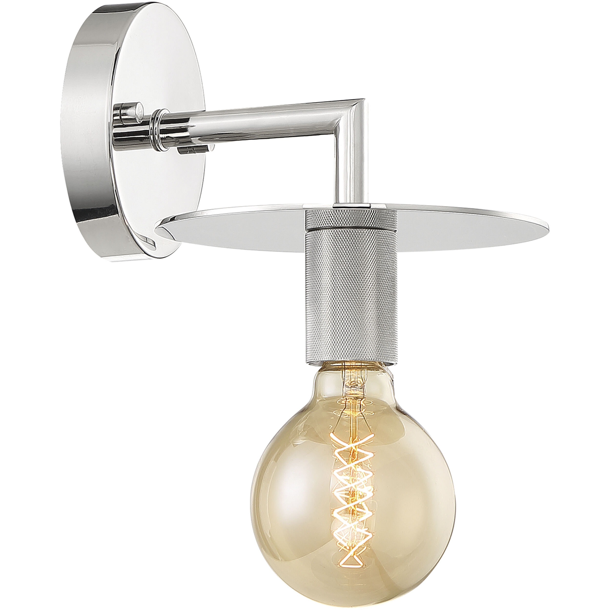 Bizet 1 Light 7 inch Polished Nickel Vanity Light Wall Light