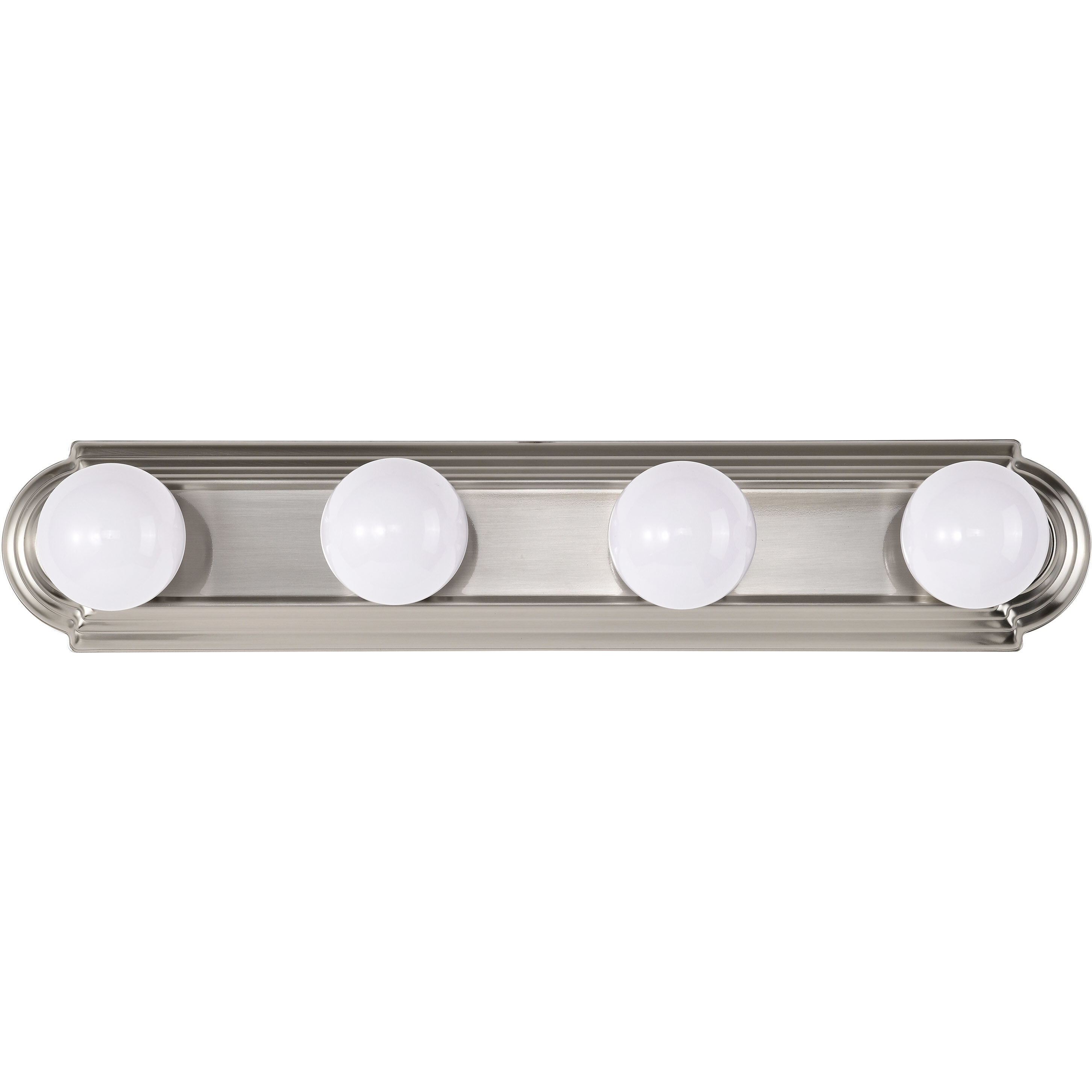 Brentwood 4 Light 24 inch Brushed Nickel Vanity Light Wall Light