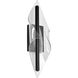 Geneva LED 6.75 inch Matte Black Vanity Light Wall Light