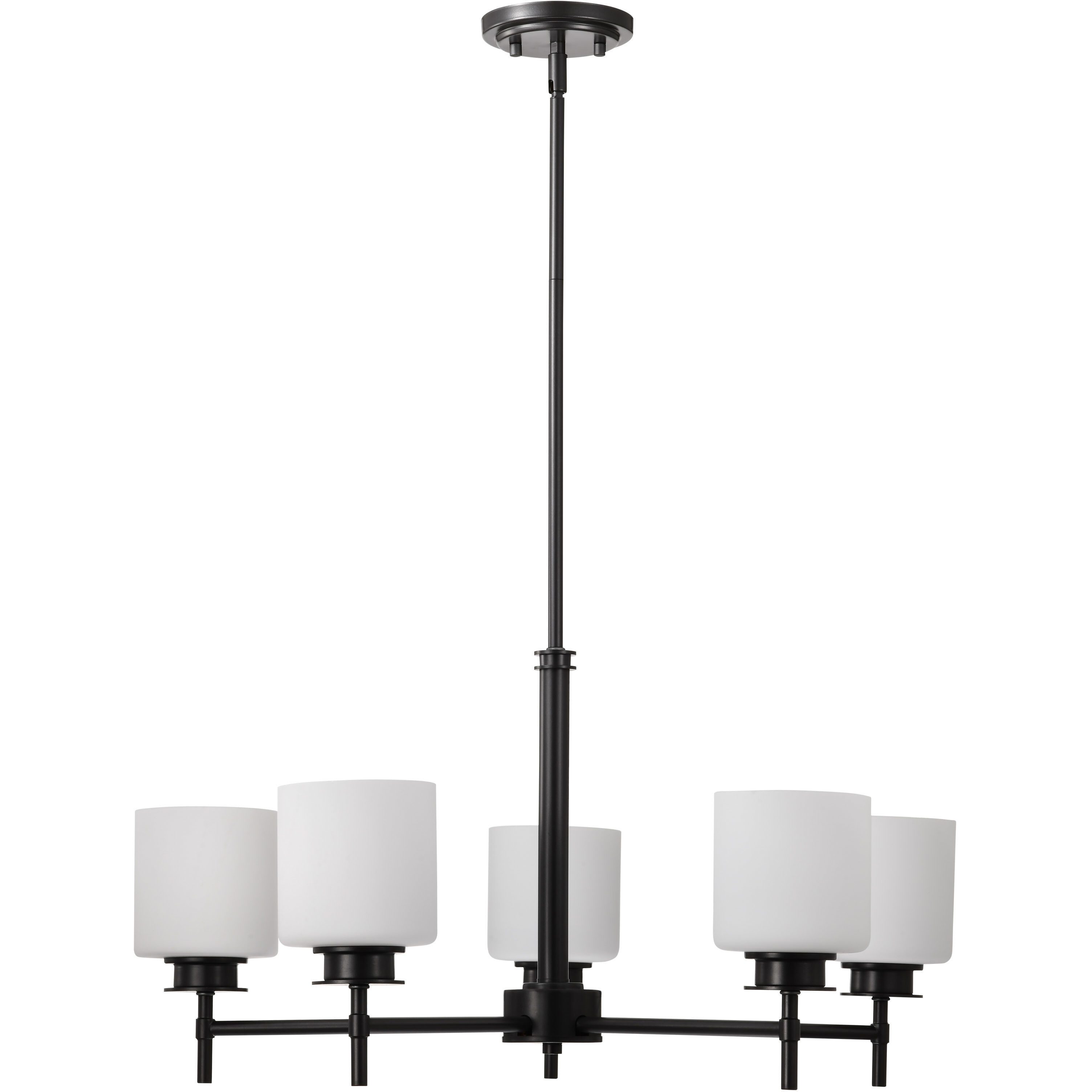 Warren 5 Light 28 inch Gun Metal Chandelier Ceiling Light