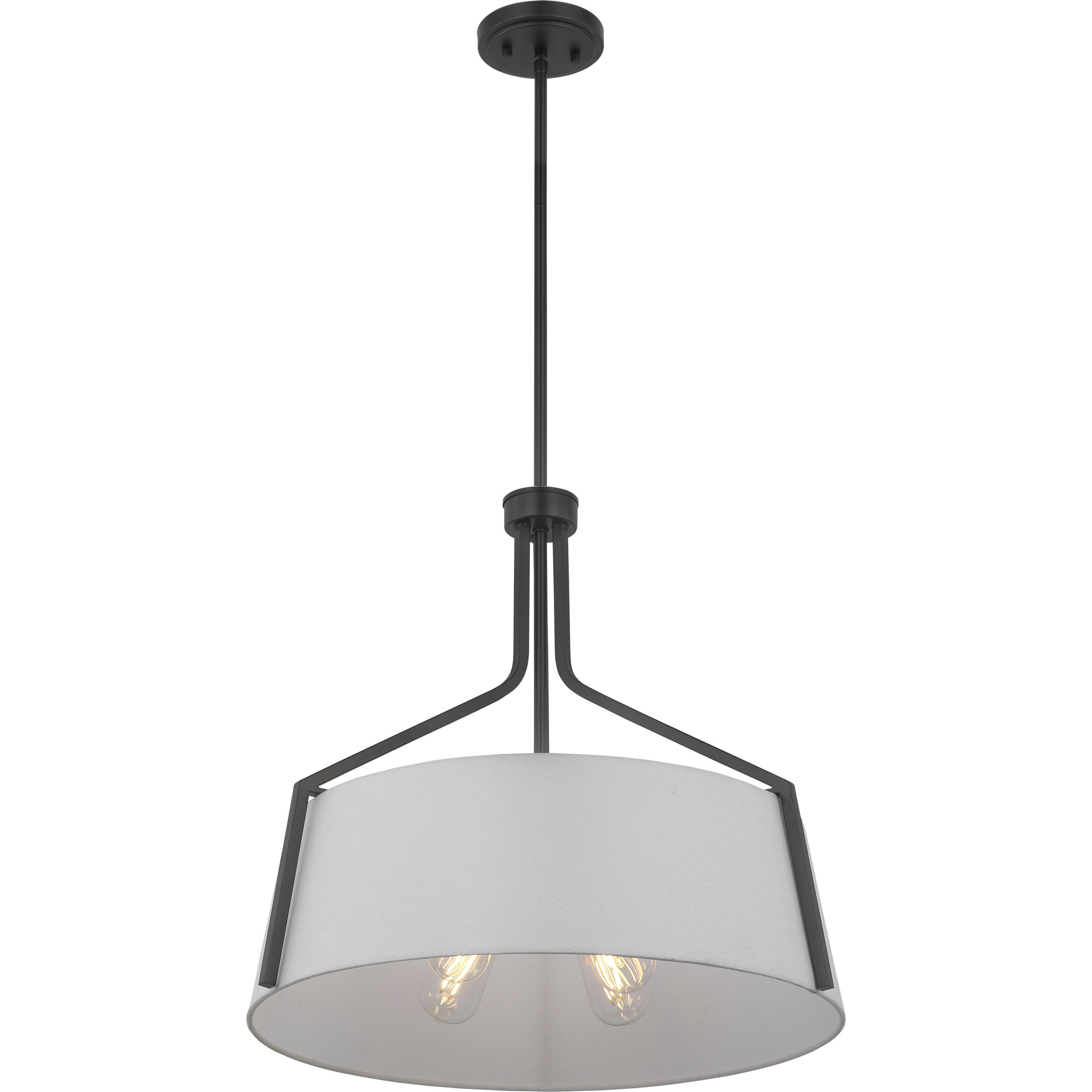 Livingston 4 Light 22 inch Matte Black Pendant Ceiling Light