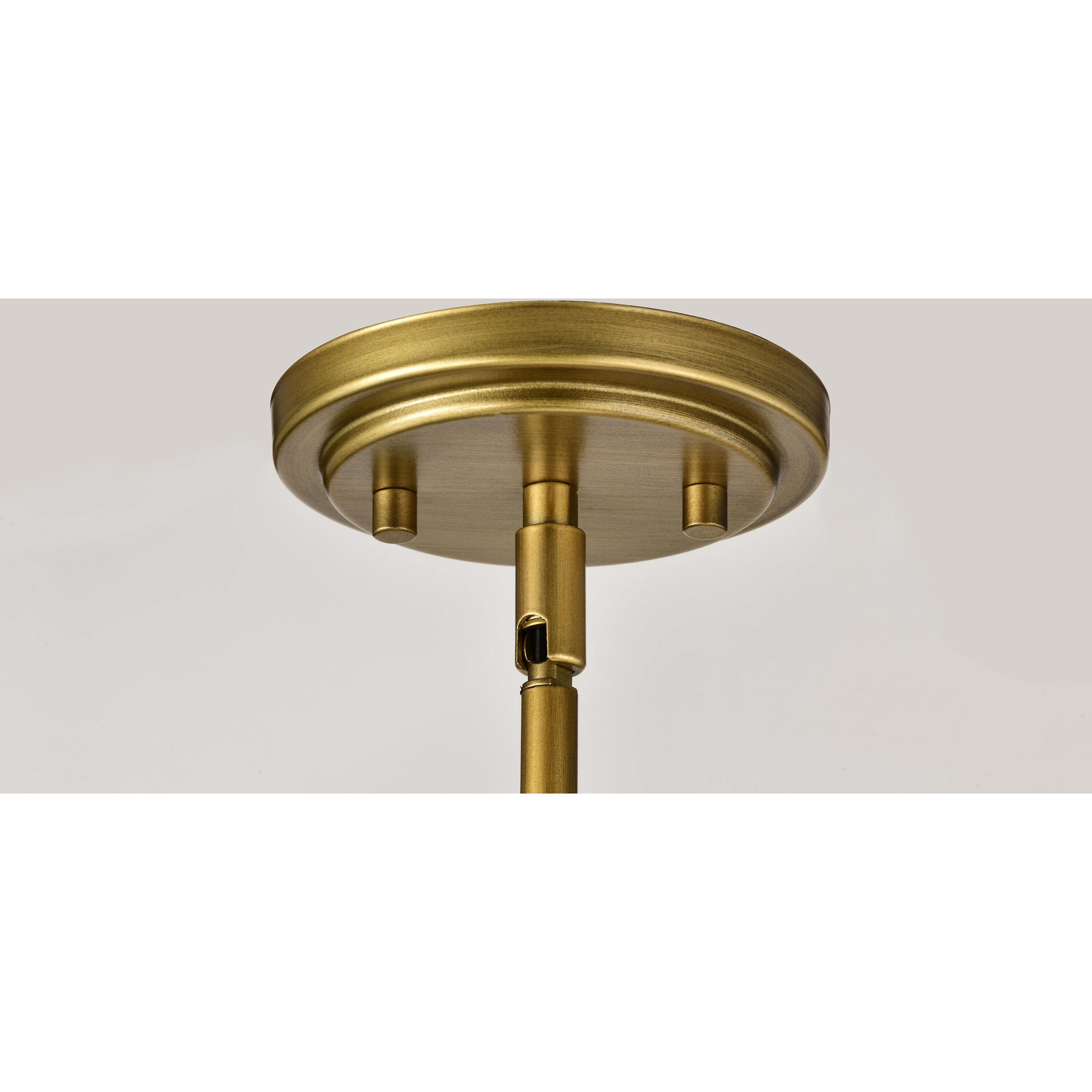 Solara 40 inch Natural Brass Chandelier Ceiling Light