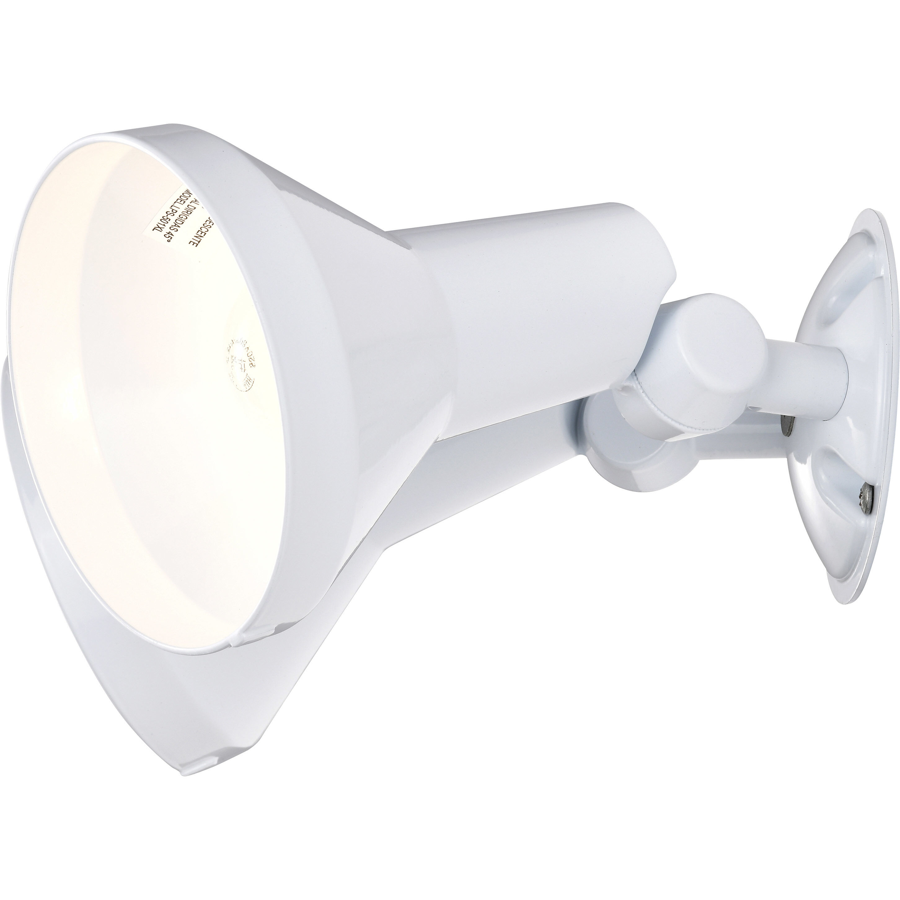 Brentwood 2 Light 5 inch White Outdoor Flood Light